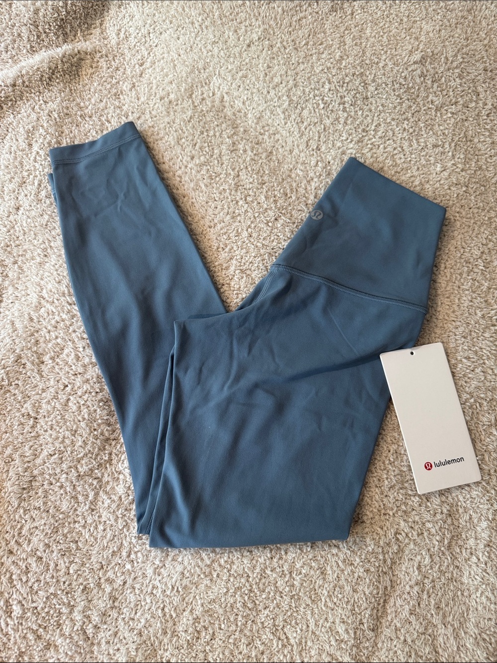 lululemon Align HR no line Steel Blue High-Rise Leggings Size 4
